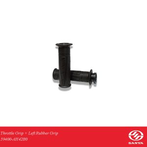 Throttle Grip + Left Rubber Grip