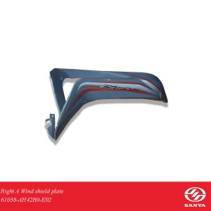 Right A Wind Shield Plate
